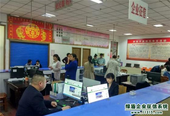 镇平县引入第三方信用服务机构绿盾征信
